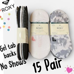 🌸Roxy 15 Pair Ladies No Shows Socks